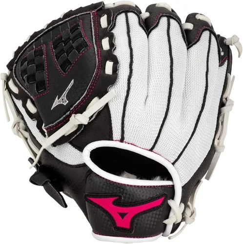 Miniatura 10 de Mizuno Prospect Finch Juvenil Tela Trident Blanco/Negro/Rosa