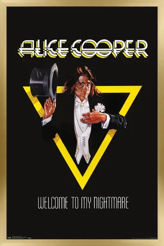 Miniatura 16 de Trends International Alice Cooper - Póster de pared de bienvenida, 14.725 x 22.375 pulgadas, versión enmarcada de madera de granero