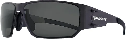 Miniatura 7 de HTS HUNTERSKY M02 0.6 delgado japonés 301 acero inoxidable ligero MILSPEC 0.098 in espesor impacto polarizado anti niebla gafas Negro mate/Humo