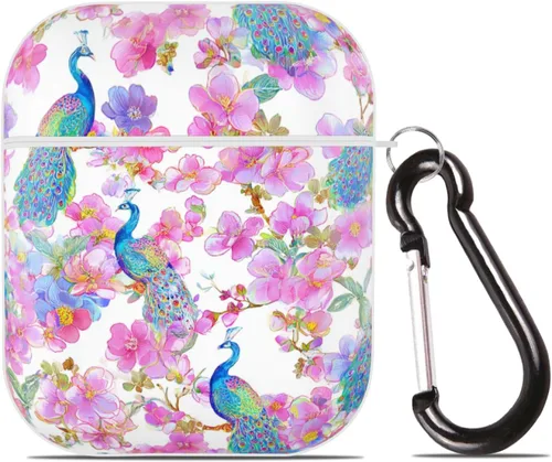 Miniatura 14 de Funda de zanahorias naranjas para Airpod 2/1 con llavero de protección completa de plástico accesorios para la piel para mujeres y hombres