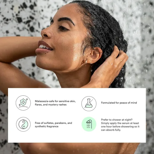 Miniatura 2 de Dermazen Champú limpiador de terapia del cuero cabelludo para tipos de piel de dermatitis seborreica Reduce visiblemente la descamación y alivia