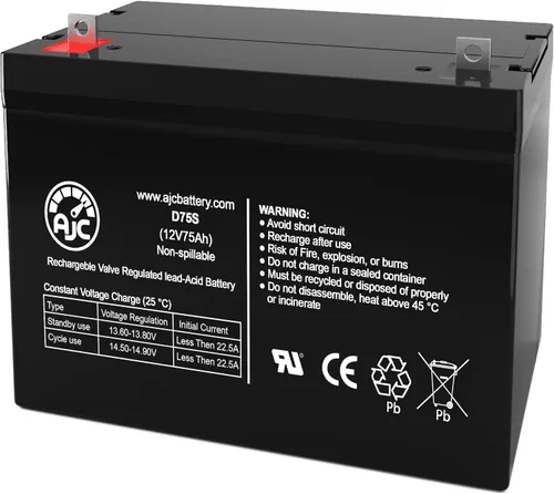 AJC Batería compatible con batería UPS Power Patrol SLA1175 12V 75Ah