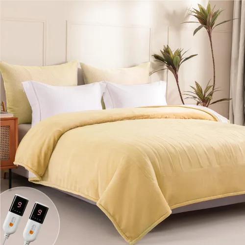 Miniatura 17 de Manta Eléctrica Térmica de 50" x 60" - Manta Térmica Eléctrica con 5 Niveles de Calefacción y 3 Horas de Apagado Automático, Lavable a Máquina