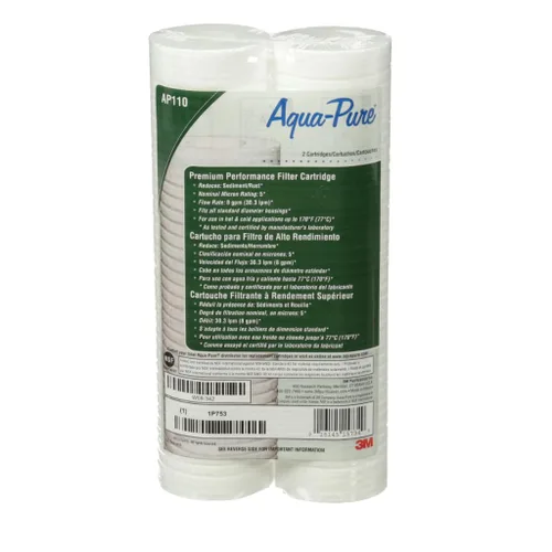 Miniatura 15 de 3M Aqua-Pure AP101T Armazón completo con filtro de agua transparente para toda la casa, ideal para hogares con 1-2 baños, cartucho de inserción