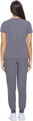 Miniatura 3 de Natural Uniforms Conjunto deportivo elástico esencial para mujer