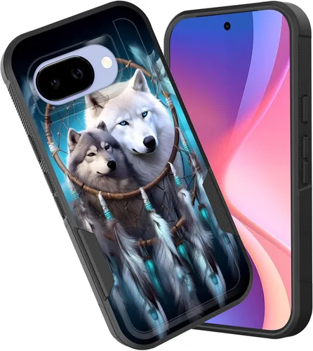 Miniatura 39 de Funda para Pixel 6A, funda híbrida de doble capa resistente a prueba de golpes de policarbonato duro de silicona suave TPU para Google Pixel 6A