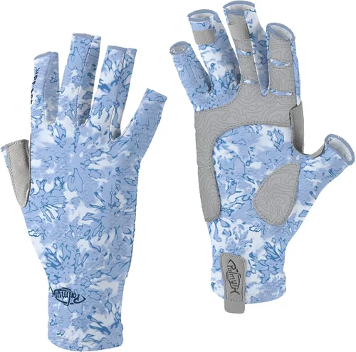 Miniatura 10 de Palmyth Guantes de pesca sin dedos con protección UV, UPF50+, guantes de sol para hombres y mujeres para kayak, senderismo, remo, conducción