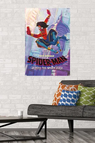 Miniatura 2 de Trends International Marvel Spider-Man: Across The Spider-Verse - Pavitr Prabhakar - Póster de pared de una hoja, 34 pulgadas de largo x 22.4 W