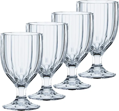 Miniatura 10 de Nachtmann Aspen Collection Highball Vasos, juego de 4, vasos largos para beber, cristalería de 11 onzas de alto, para mezclar bebidas y cócteles
