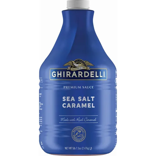 Miniatura 10 de Botella con bomba de salsa de caramelo de la Compañía de Chocolate Ghirardelli, 87.3 oz (Paquete de 1)