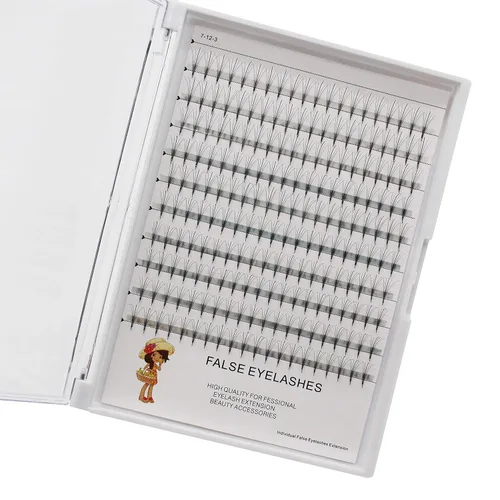 Miniatura 4 de Bandeja grande, 200 unidades, rizo D, 5D, extensiones de pestañas postizas con volumen, diseño de cola de fénix, belleza, naturaleza, largas, suaves