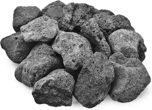 Miniatura 15 de Skyflame Rocas de lava de 10 libras para hogueras, mesas de fuego, chimeneas, decoración de paisajismo de jardín