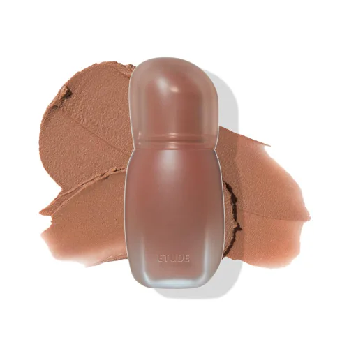 Miniatura 37 de Labial líquido pigmentado Etude, color #01 rosa análogo (4g), de larga duración, resistente al agua, con un ligero acabado mate, cobertura total