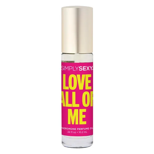Miniatura 2 de SIMPLY SEXY Affirmations Love All of Me - Aceite de perfume de feromonas – Aroma de gourmand afrutado con notas de fresco tropical, mandarina