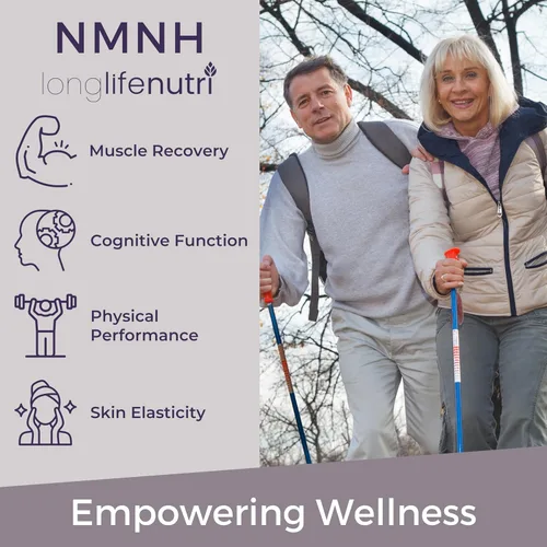 Miniatura 4 de LongLifeNutri NMNH 300 mg (mononucleótido de dihidronicinamida) - 120 cápsulas veganas, suministro de 2 meses, alternativa NMN, suplemento NAD