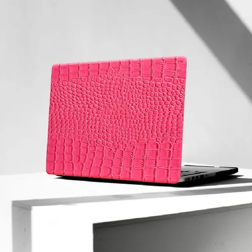 Miniatura 11 de Compatible con Funda para MacBook Air de 13 Pulgadas con Diseño de Cocodrilo 2021 2020 2019 2018 M1 A2337 A2179 A1932, Texturizada Elegante Lujosa