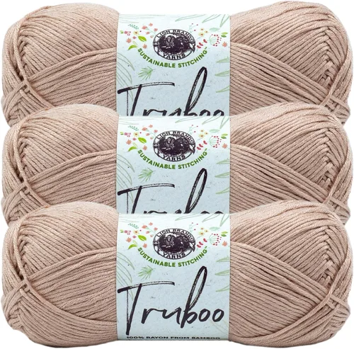 Miniatura 43 de (1 Madeja) Lion Brand Yarn Truboo Yarn, Aguamarina