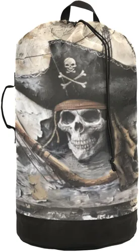 Miniatura 19 de Mochila para lavandería, cesta extra grande resistente para ropa sucia, correas ajustadas para campamento, universidad, gimnasio, hotel, hogar, 29.3