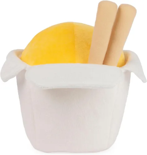 Miniatura 7 de GUND Sanrio Gudetama El huevo perezoso de peluche, contenedor de peluche Gudetama para llevar para niños de 8 años en adelante, 9.5 pulgadas