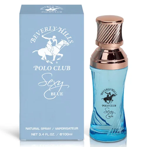 Beverly Hills Polo Club SEXY BLUE - Perfume para mujeres con notas de vainilla, almizcle y sándalo - Fragancia floral dulce - Eau De Parfum en