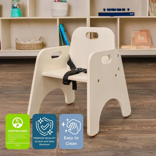 Miniatura 4 de Children's Factory - Silla para niños pequeños con correa, asiento de actividades para bebés, silla de alimentación para niños pequeños, asiento
