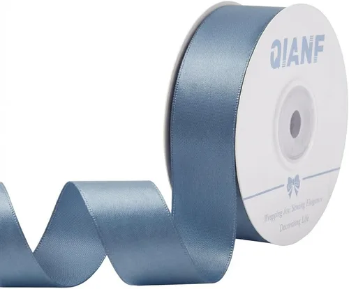 Miniatura 23 de QIANF Cinta plateada de satén de doble cara de 1-1/2 pulgadas para envolver regalos, lazos para el pelo, hacer cintas para el cabello, bandas