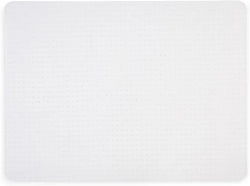 Staples Tapete para silla de oficina, tapetes transparentes, alfombras de pelo plano, 48 x 36 pulgadas, deslizamiento suave