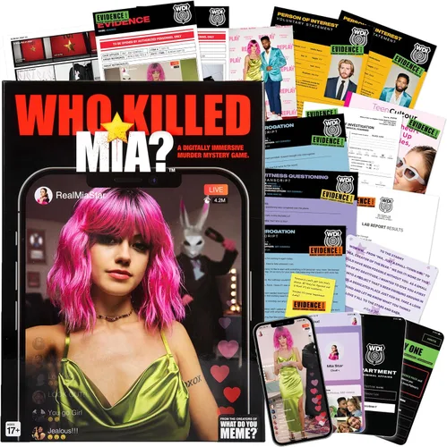 What DO You Meme? Quién mató a Mia: un moderno juego de misterio de asesinato Juegos de resolución de crímenes verdaderos para adultos, averigua