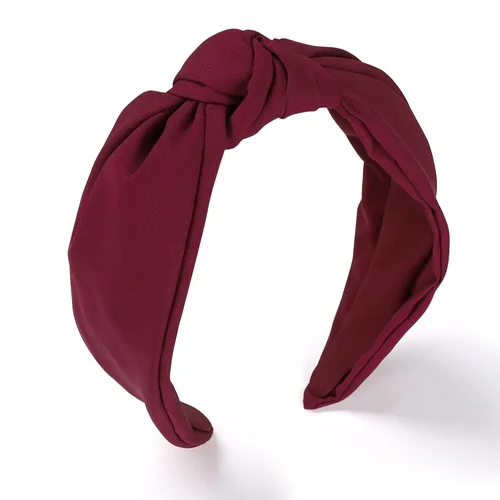 Miniatura 12 de Etercycle Diadema para mujeres, diadema ancha anudada, banda elástica para el cabello de yoga, accesorios de moda para el cabello para mujeres