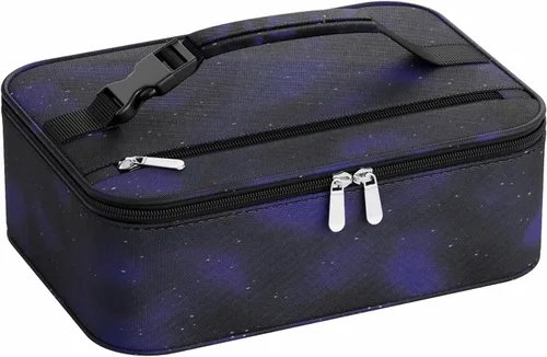 Miniatura 11 de Lonchera pequeña aislada para mujeres y hombres, lonchera Bento para niños, bolsas térmicas compactas portátiles para enfriar comidas con asa