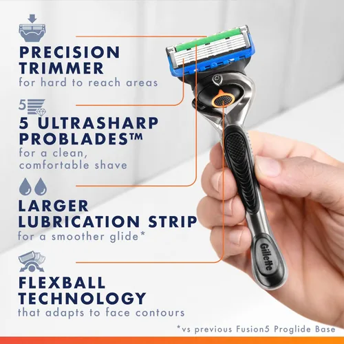 Miniatura 3 de Gillette ProGlide - Maquinilla de afeitar para hombre, mango + 1 recambio de cuchilla