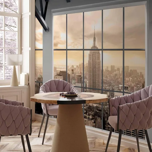 Miniatura 6 de artgeist Mural de pared premium de la ciudad de Nueva York, 216 x 98 pulgadas, papel tapiz fotográfico no tejido, impresión artística, mural