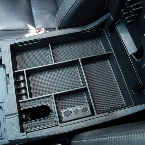 Miniatura 5 de JKCOVER - Bandeja organizadora para consola central, compatible con Tundra Negro (Black Trim)
