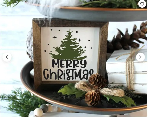 Miniatura 7 de Juego de 9 plantillas navideñas para pintar sobre madera, plantillas artísticas para dibujar, letreros, arte de pared, lienzo, tela, plantillas