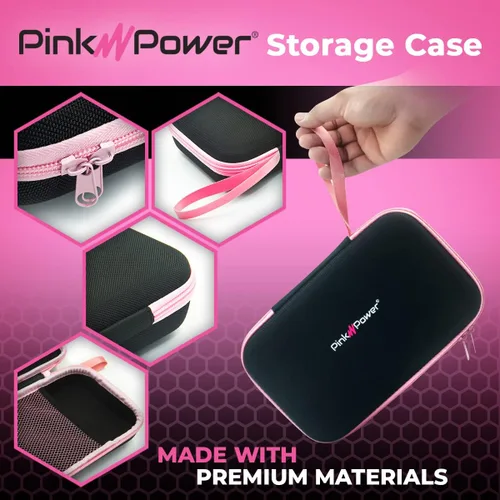 Miniatura 5 de Pink Power Tijeras eléctricas de tela para manualidades, costura, cartón, alfombra y álbumes de recortes, herramienta de corte profesional Rosa