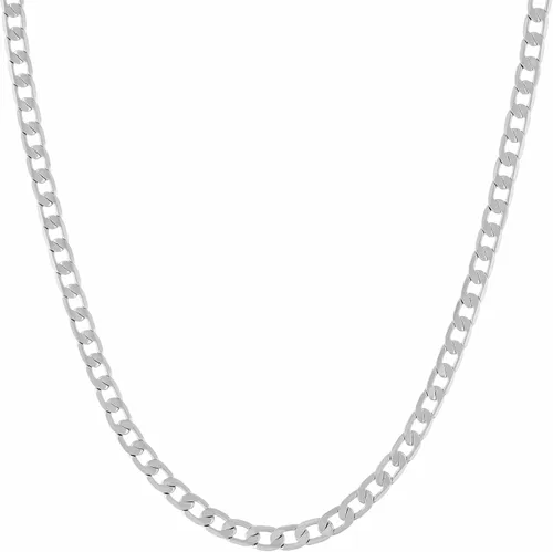 LIFETIME JEWELRY Collares biselados de cadena de eslabones cubanos chapados en oro real de 24 quilates (0.118 in, 0.236 in y 0.374 in), Chapado en