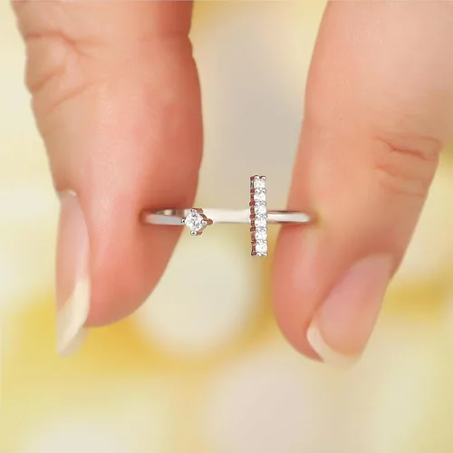 Miniatura 6 de Anillos minimalistas de plata de ley 925 para mujer, anillos apilables, regalos de cumpleaños para hermanas, hija, mamá