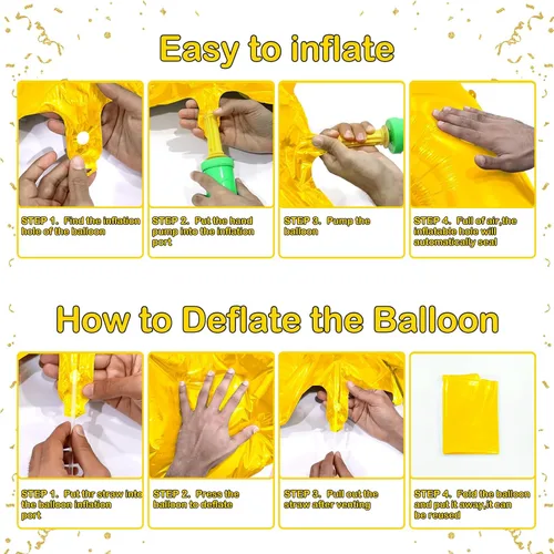 Miniatura 4 de Globos de números dorados de 40 pulgadas, globos de helio de mylar de aluminio con números para cumpleaños, globo número 2 para decoración de Oro
