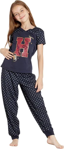 Miniatura 5 de Harry Potter H is for Harry Gryffindor Athletic camisa y pantalones 2 PC pijama