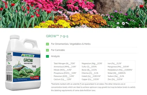 Miniatura 5 de Dyna-Gro - Fertilizante líquido concentrado para plantas de 32 onzas