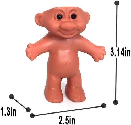 Miniatura 5 de Paquete de 2 lindas muñecas Troll Lighter Case Silicone Funny Mini Dolls Lighter Sleeve con suéter y sombrero para encendedores regulares de 3.2