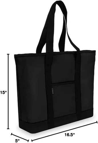 Miniatura 5 de Everest Bolso de la compra del equipaje, Negro -, Bolsa de compras, negro