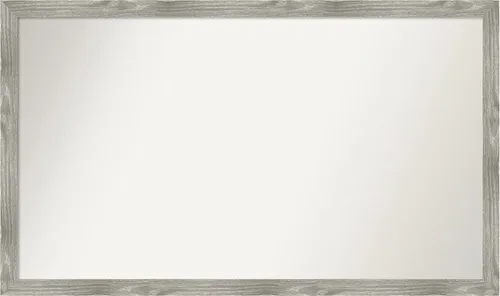Miniatura 200 de Amanti Art Espejo personalizado, espejo de baño gris plomo a rayas, espejo de pared o espejo de tocador de baño sobre el fregadero