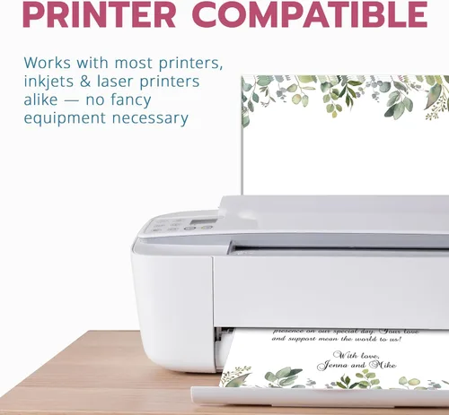 Miniatura 4 de Papel de papelería con temática de hojas, papel membrete verde de 8.5 x 11 pulgadas, 50 hojas, papel de escritura elegante, bonito papel Juego de 50