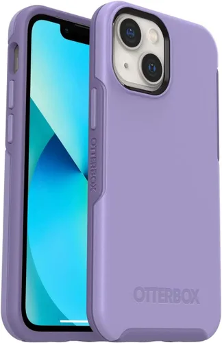 Miniatura 3 de OtterBox Funda para iPhone 13 mini y iPhone 12 mini serie Symmetry - Negro, ultra suave, compatible con carga inalámbrica, bordes elevados