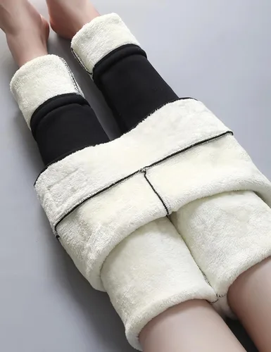 Miniatura 7 de Yeokou - Pantalones deportivos abrigados de invierno para mujer, con forro de sherpa