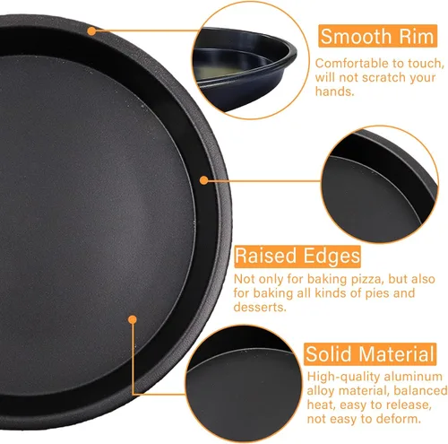 Miniatura 3 de Bandeja antiadherente de aluminio para hornear de 6 pulgadas para herramientas de cocina saludables y duraderas