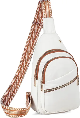 Miniatura 12 de EVANCARY - Mochila pequeña tipo bandolera para mujeres y hombres, mochila de pecho tipo bandolera para viajes, senderismo y actividades al aire