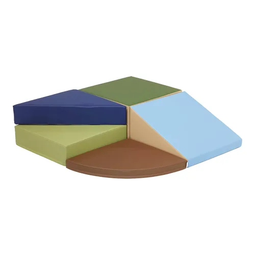 Miniatura 12 de ECR4Kids SoftZone Escalador Pequeño Giratorio, Set de Juegos Principiante, Contemporáneo, 5 Piezas