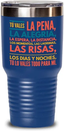 Miniatura 6 de Regalo para esposo Taza de café para esposa Perfecto regalo para graduados, profesionales y estudiantes Vaso con afirmaciones positivas, Negro